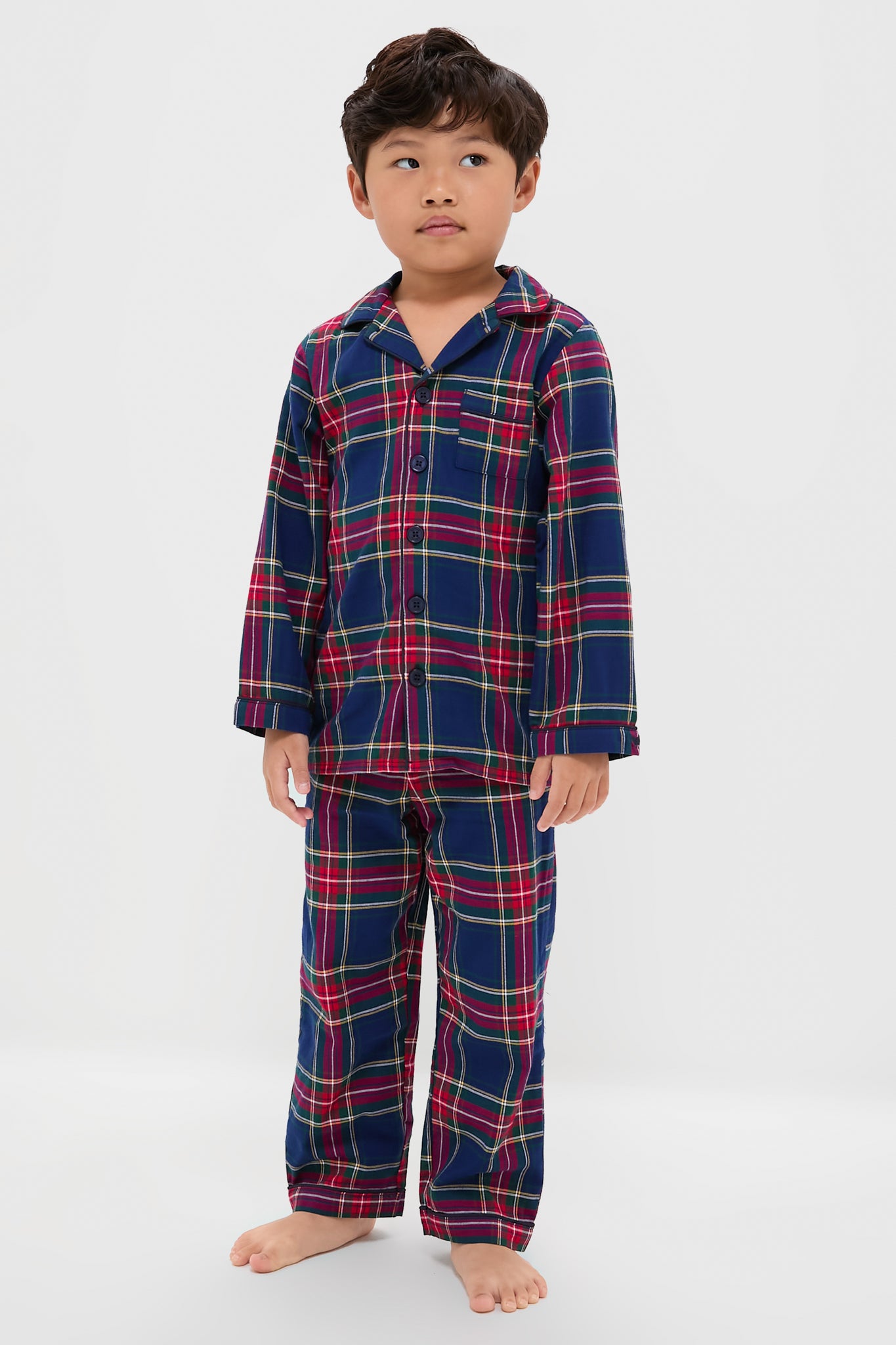 Kids Windsor Tartan Pajama Set