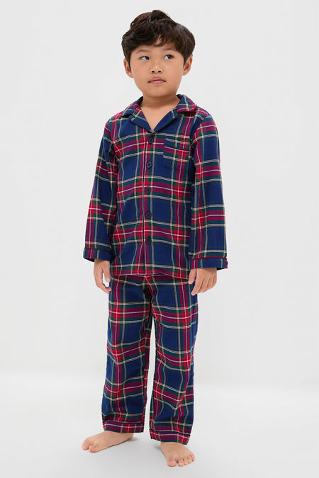 Kids Windsor Tartan Pajama Set