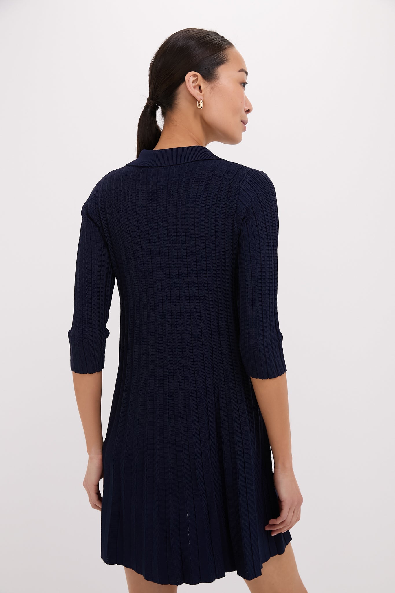 Navy Knit Landry Dress