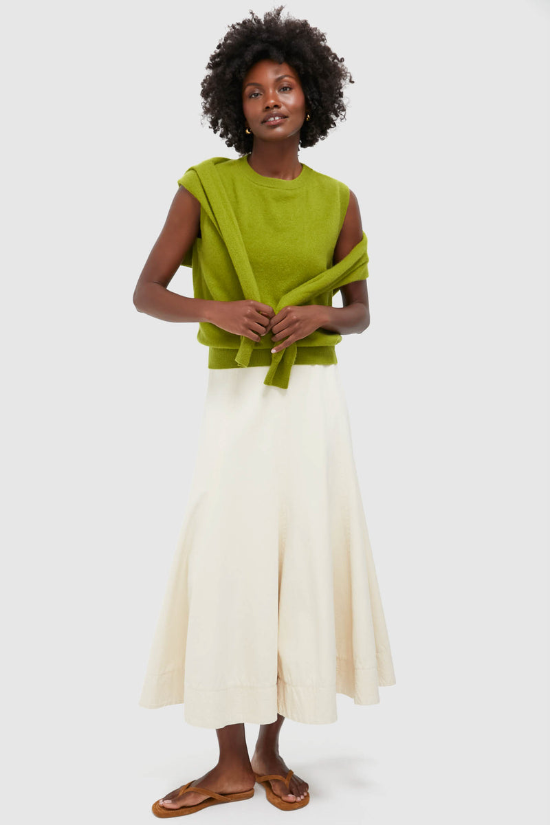 Woodbine Green Cashmere Shell