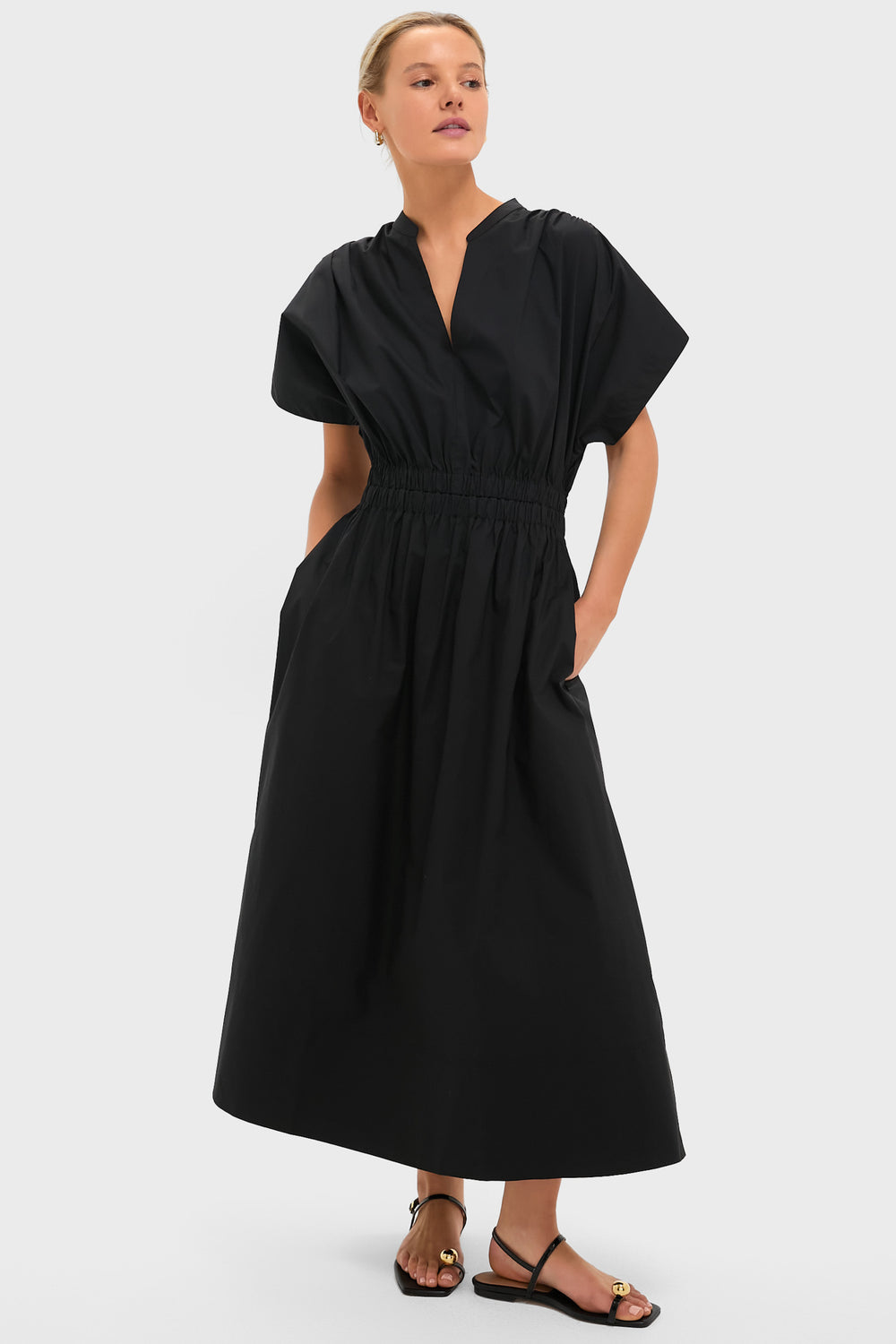 pomander place black dress Tuckernuck Pomander Place Black Lilith Gold Lace Dress Size XS NWT