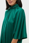 Green Satin Patricia Maxi Dress
