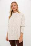 Ivory Galway Fisherman Sweater