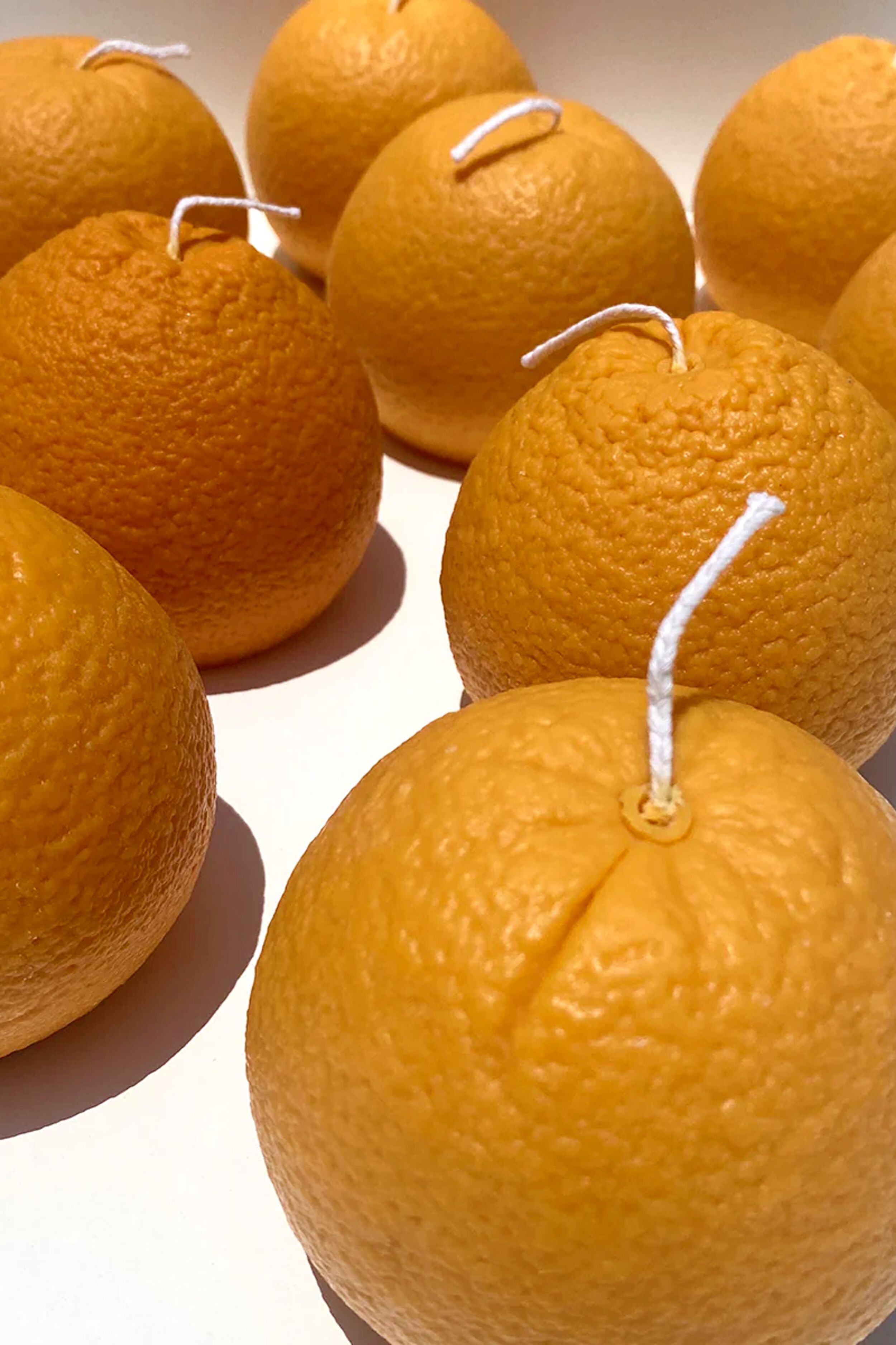 Large Orange Candle