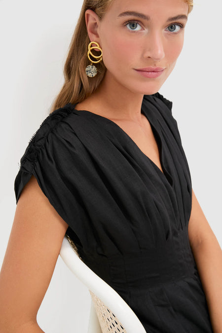 Multi Nicola Ramie Tank Midi Dress