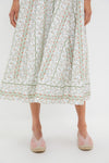 Green Multi Provence Floral Margot Dress