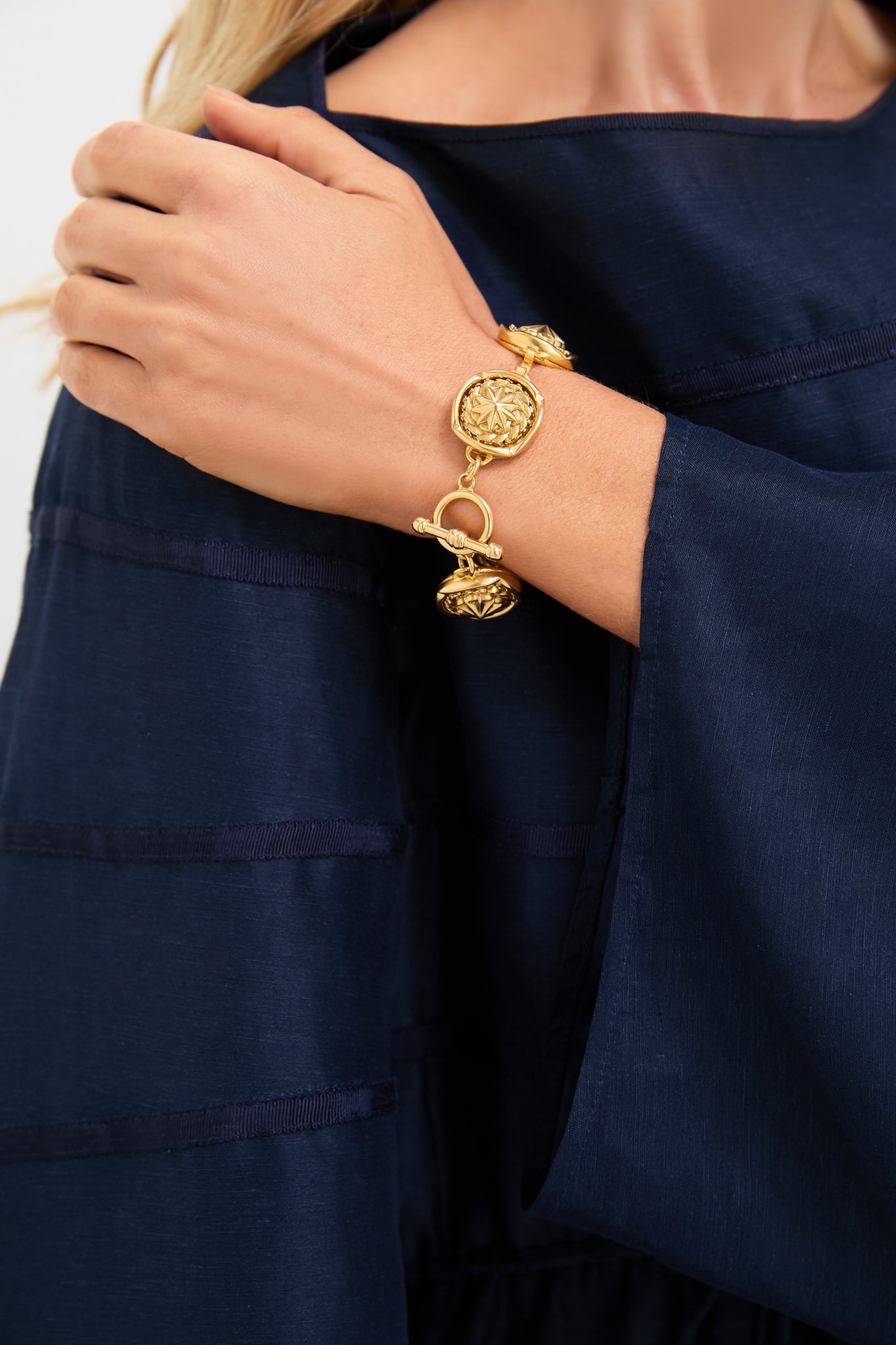 Gold Sailor Bubble Bracelet