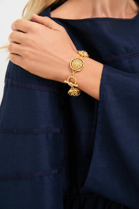 Gold Sailor Bubble Bracelet