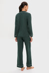 Pine and Ivory Gisele Long PJ Set