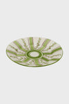 Olive Stripe Dinner Plate