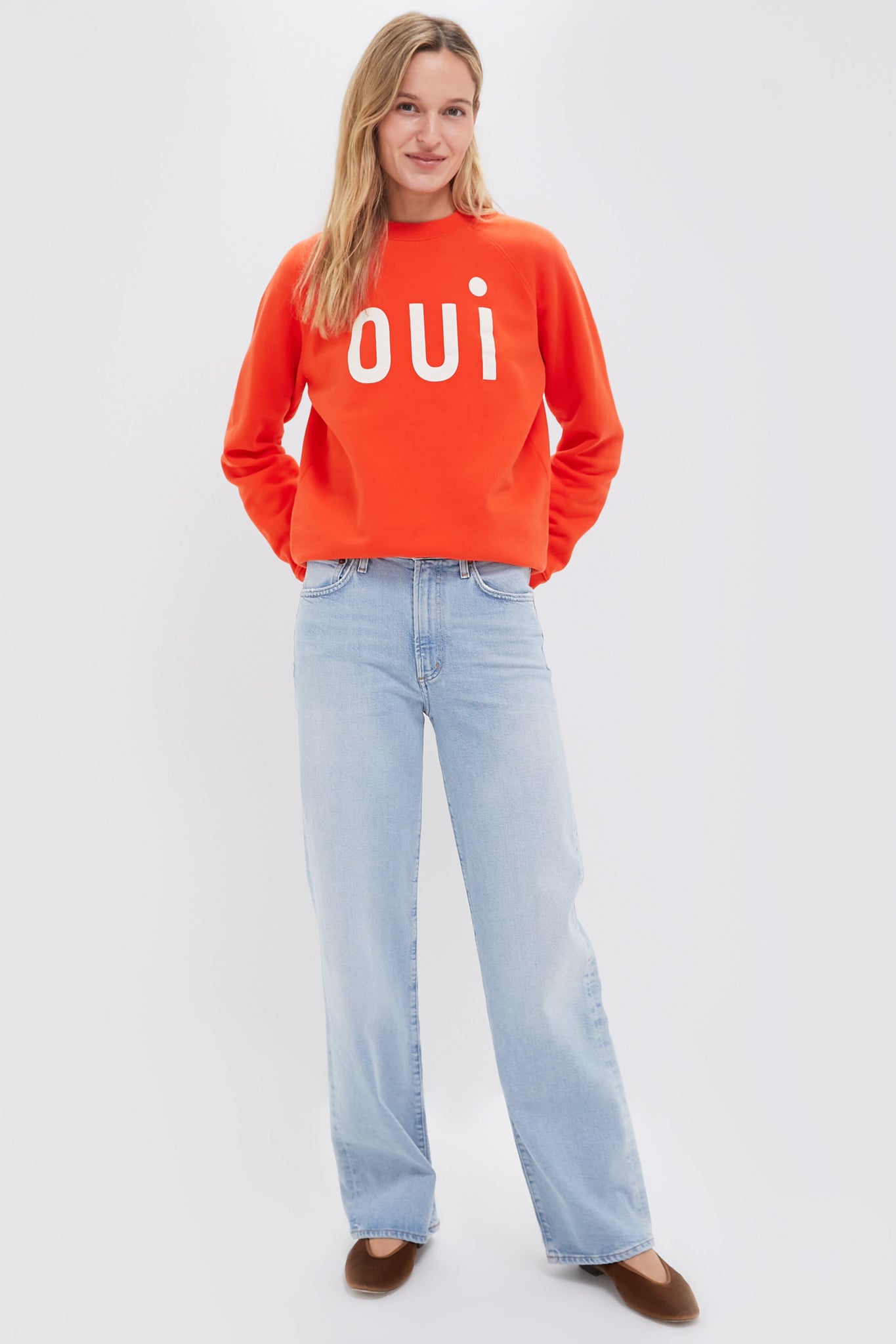 Blood Orange Oui Sweatshirt