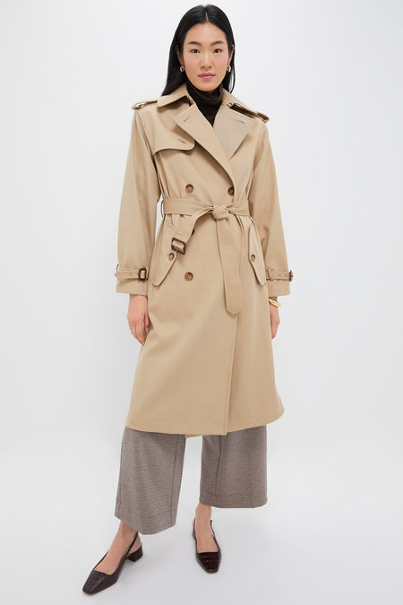 Lauren Trench Coat Ralph Lauren Twill Walking Coat Surrey Tan