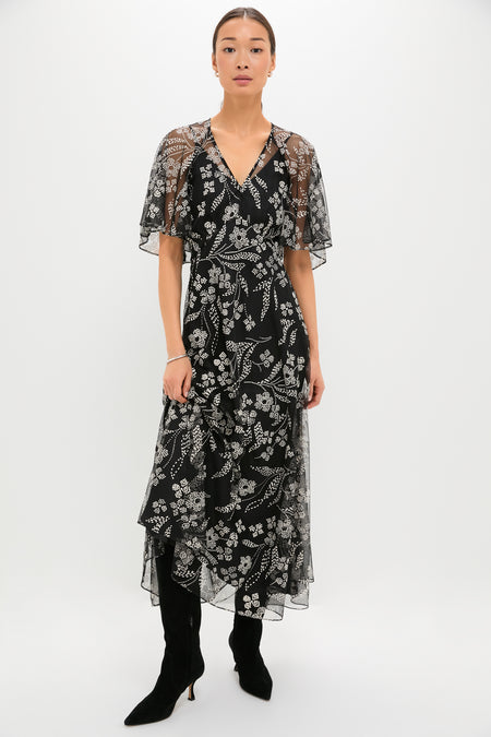 Brocade Floral The Festal Dress