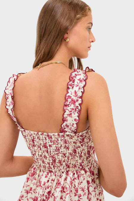 Pomegranate Bloom Rolia Dress