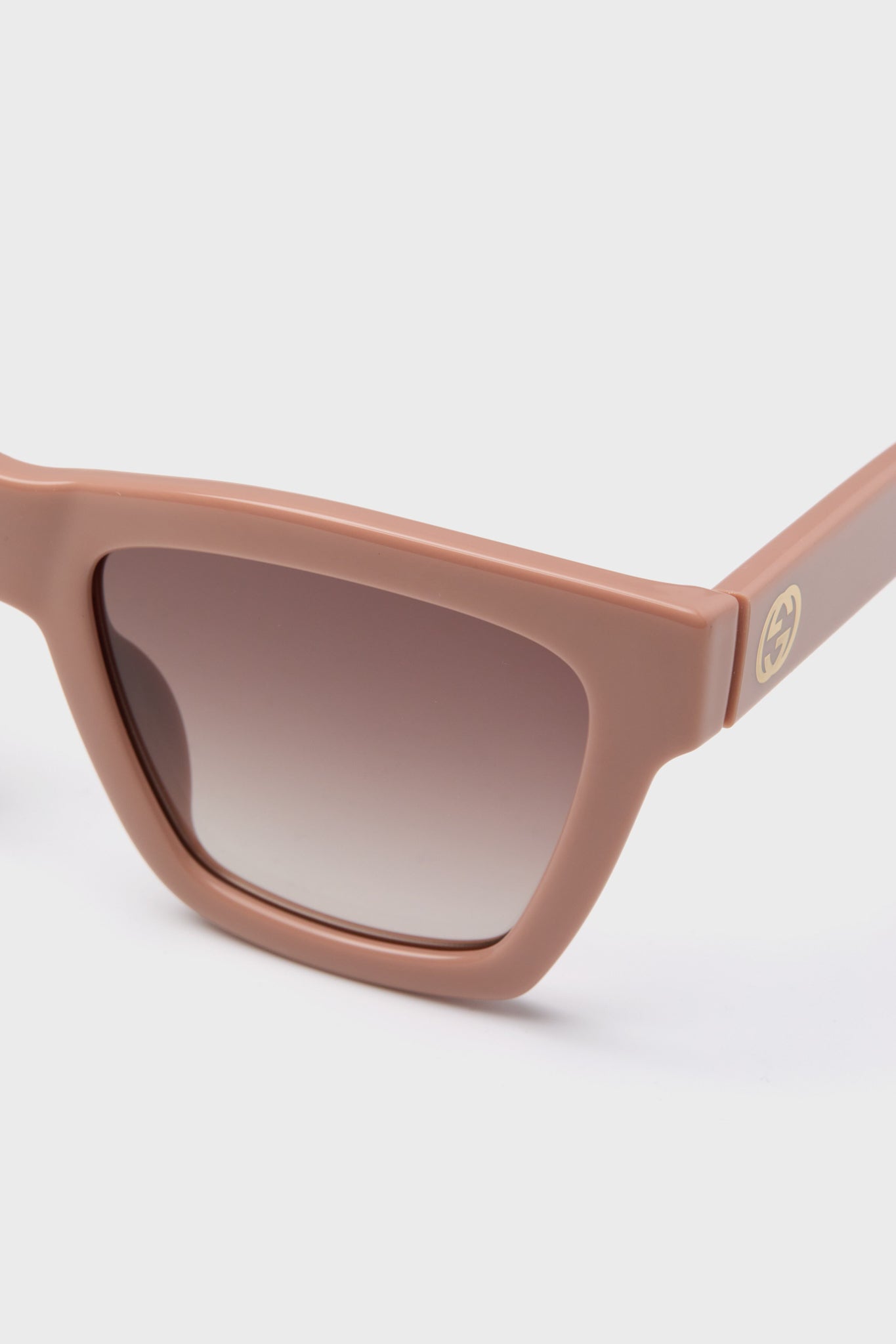 Pink Square Frame Sunglasses