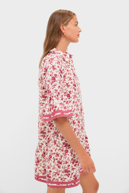 Pomegranate Bloom Rowe Dress