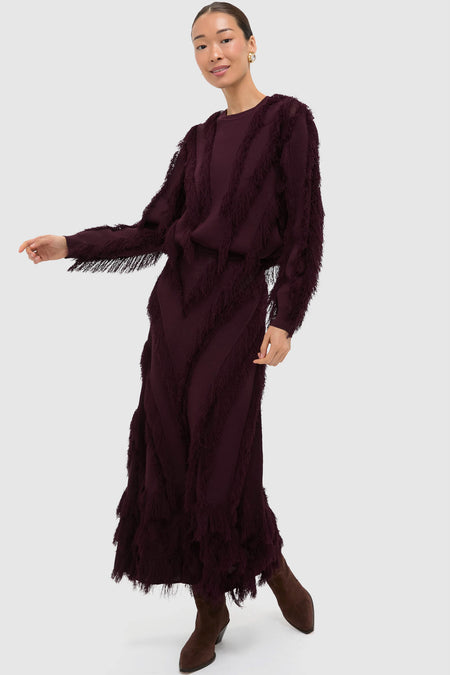 Mahogany Aubree Long Sleeve Knit Pullover