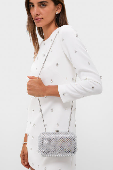 Silver Brooks Hotfix Clutch