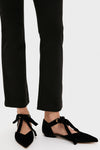 Black Corinna Bow Flats