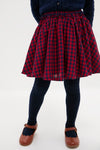 Red Blue Check Gianna Skirt