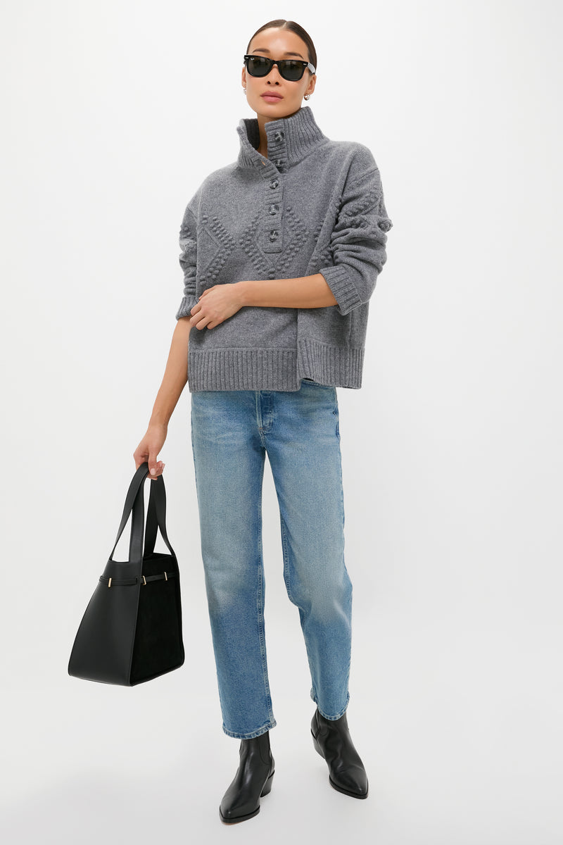 Black Cleo Suede Tote