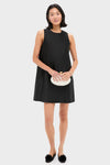 Black Dupioni Marlowe Dress