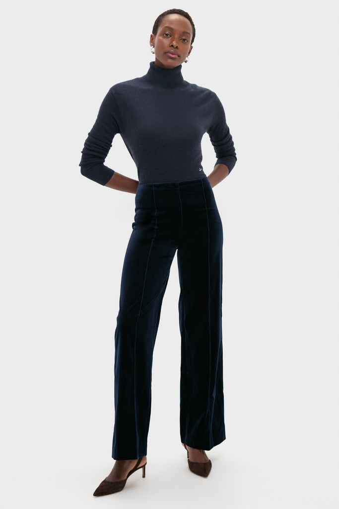 MaxFritz femmeフルレザーパンツ カウハイド ダークブルー 42 Petrole Faru Pants | Vanessa Bruno | Tuckernuck
