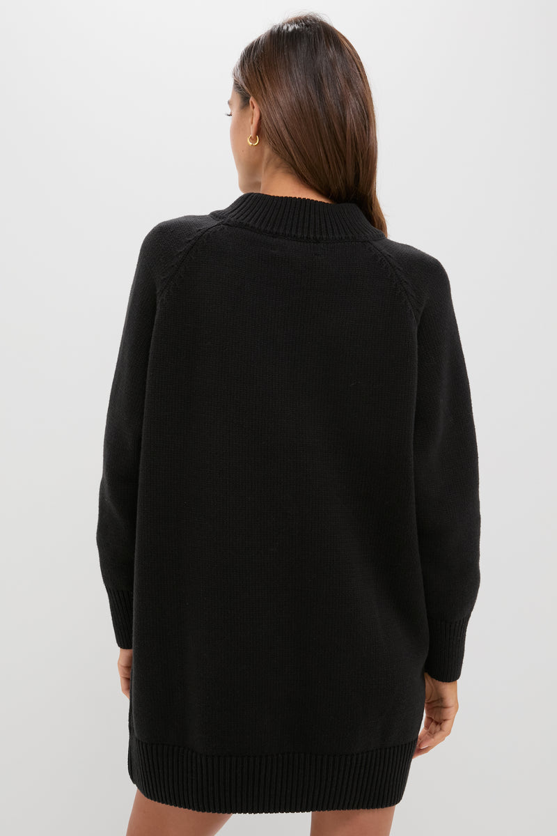 Heavyweight Black Kristen Sweater Dress