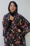 Black Floral Barbour x Tuckernuck Poncho