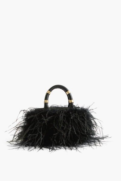 Fly Away Home Black Feather Purse curated on LTK