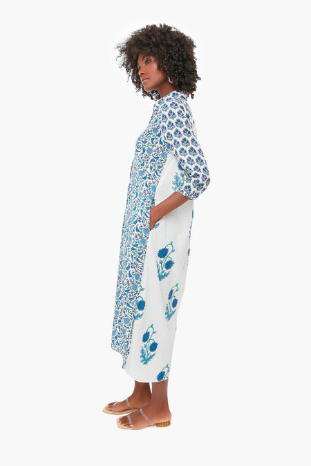 Exclusive Cornflower Blue Brooklyn Long Dress