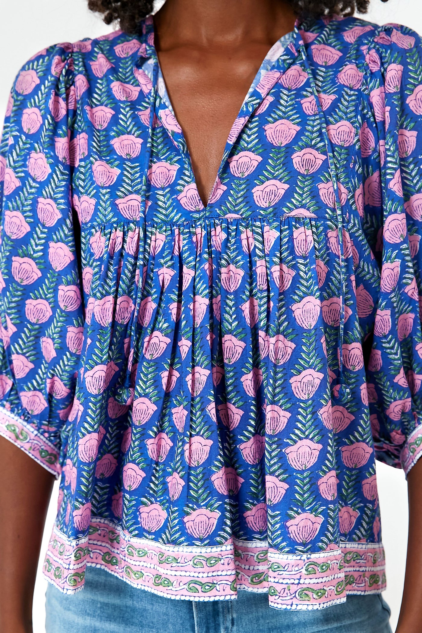 Multi Blue Jesy Blouse