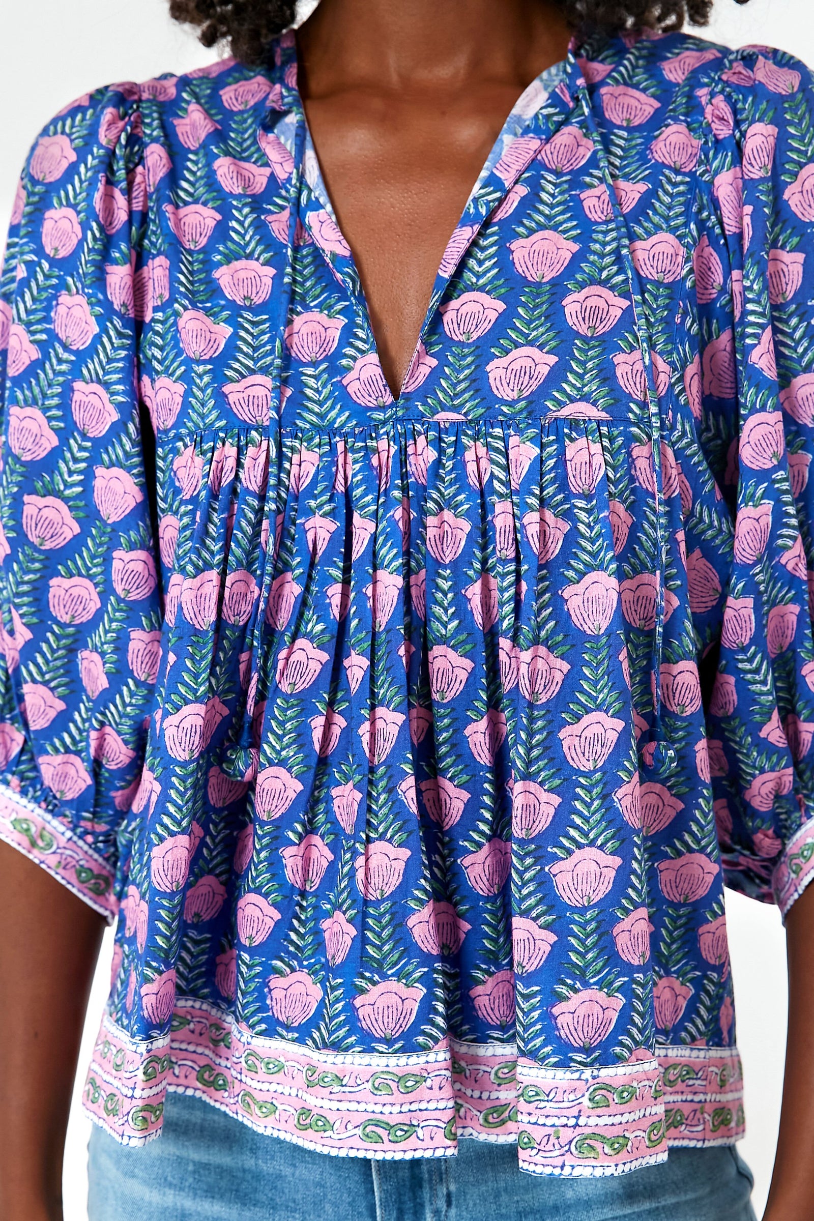 Multi Blue Jesy Blouse