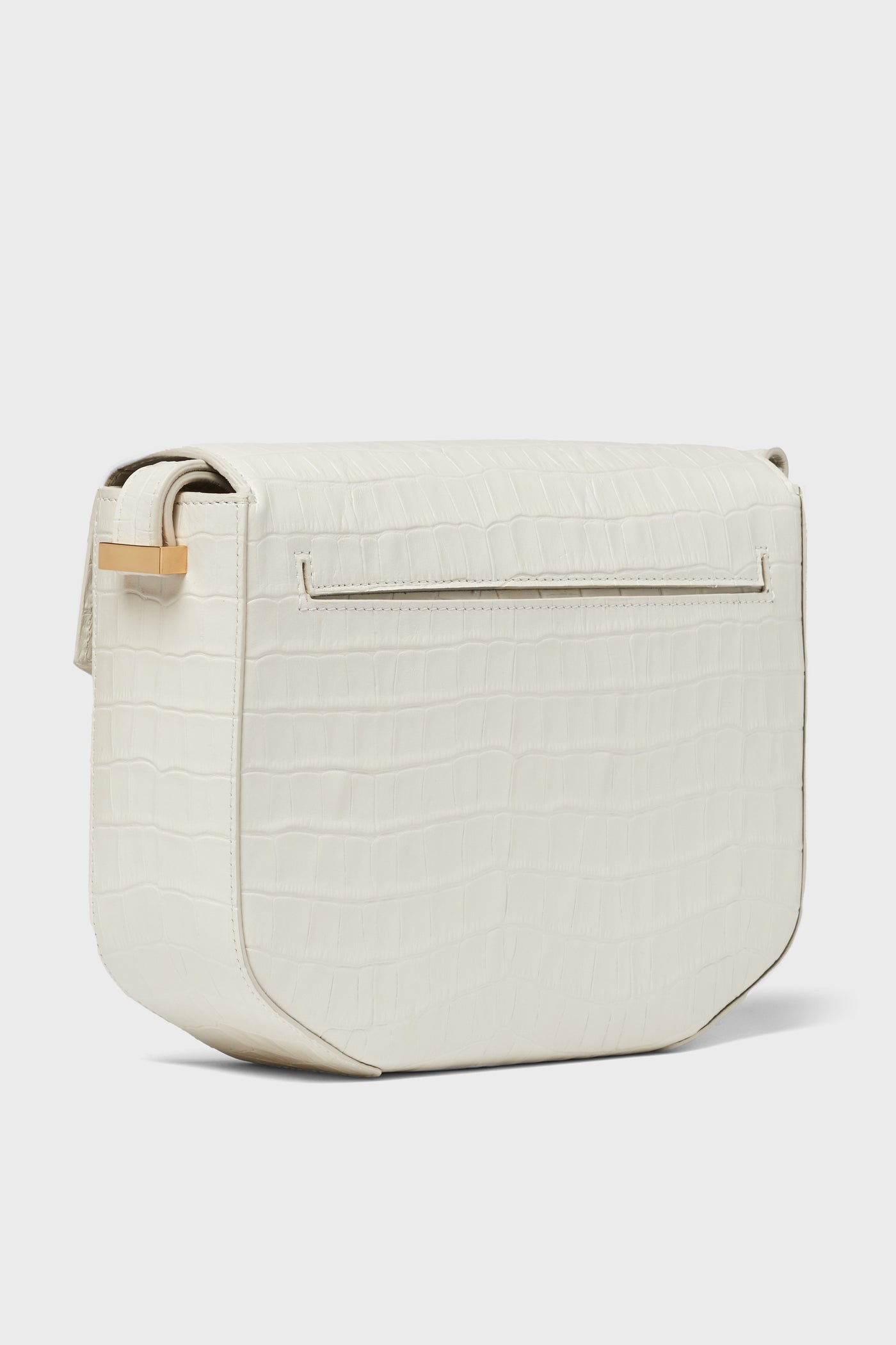 Off White Croc Effect London Bag