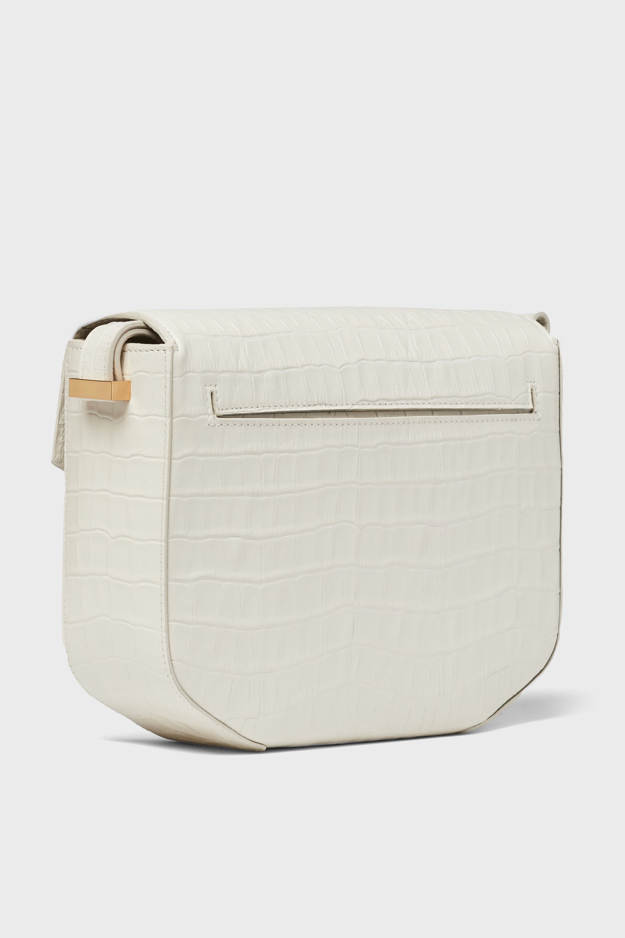 Off White Croc Effect London Bag