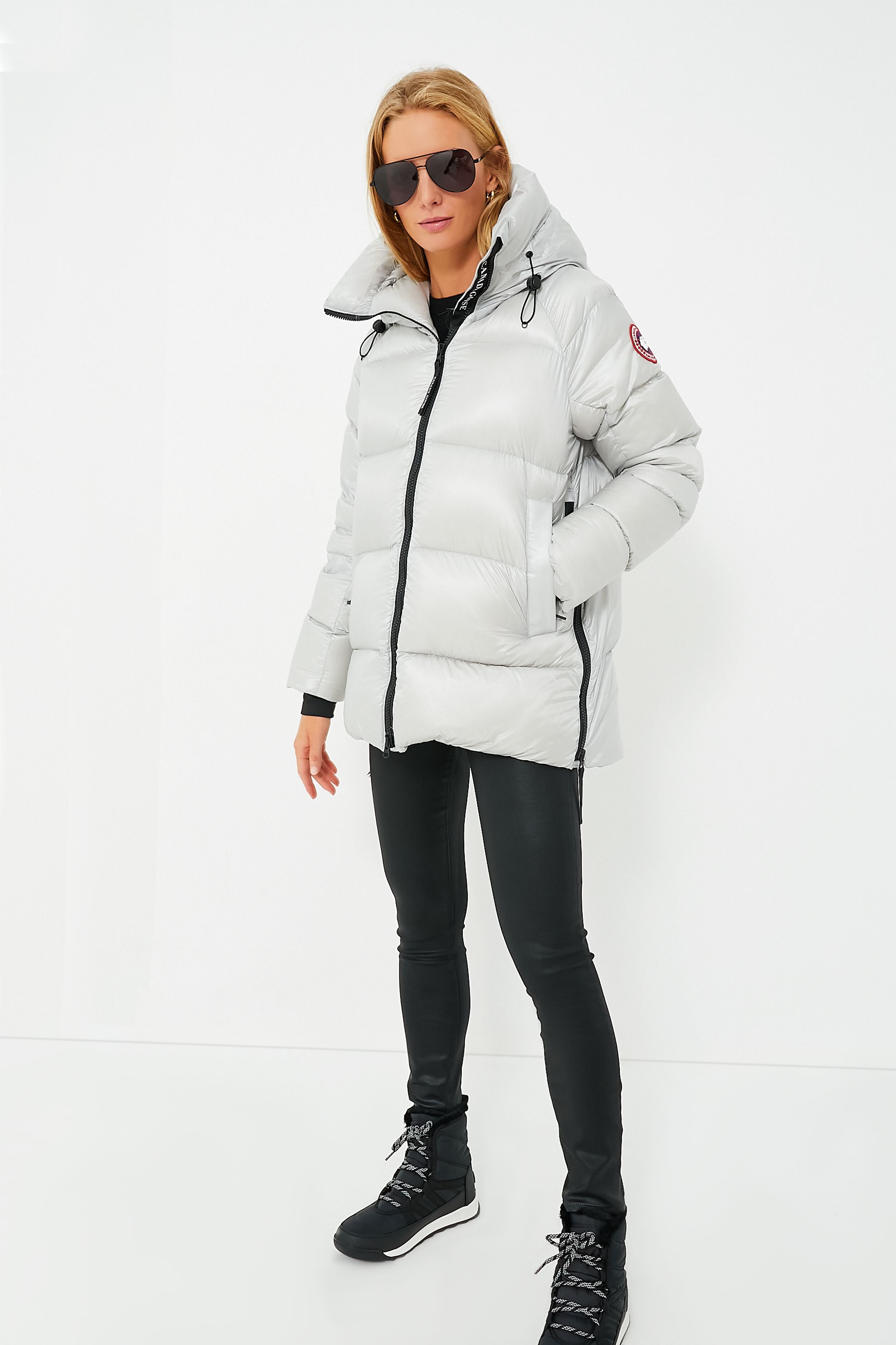 Canada Goose Marlow hooded puffer jacket - White