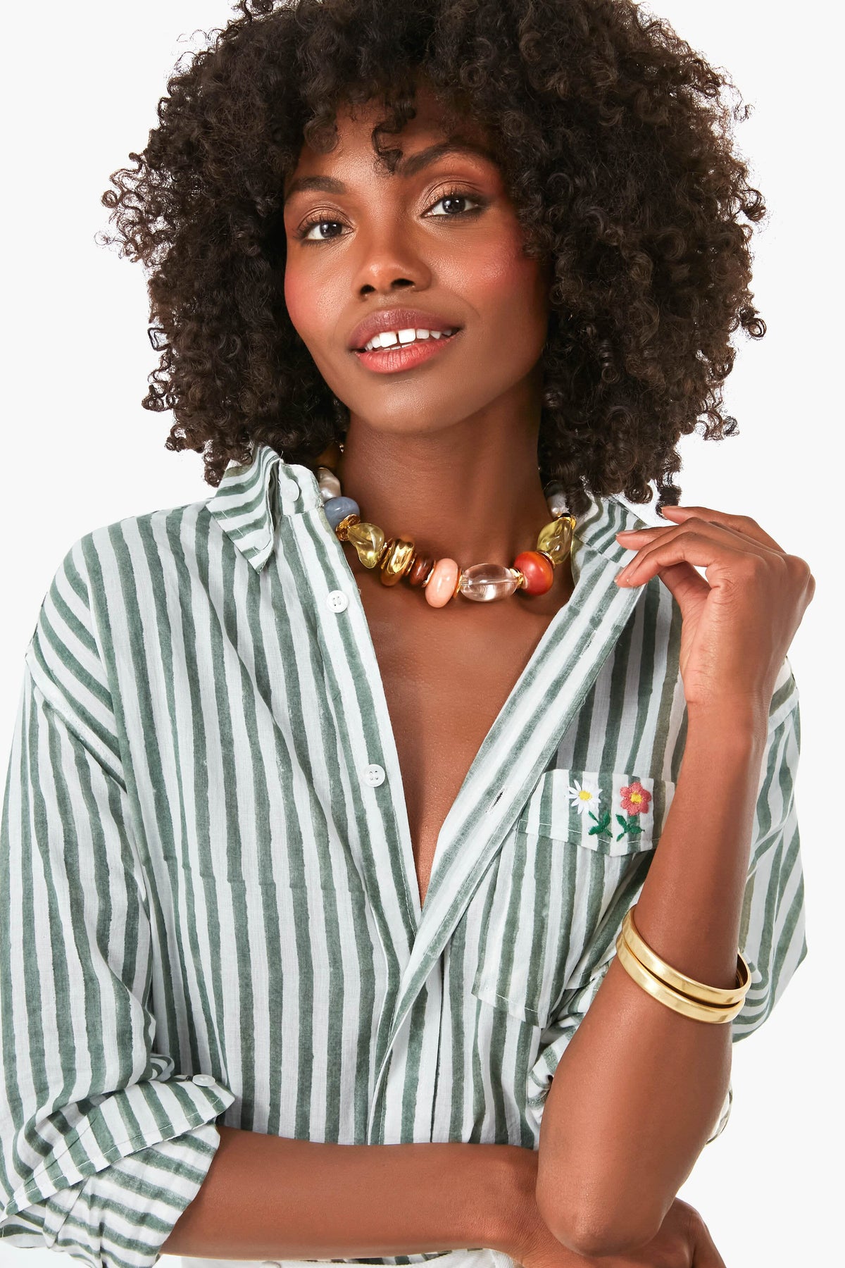 Multi Monument Collar Necklace