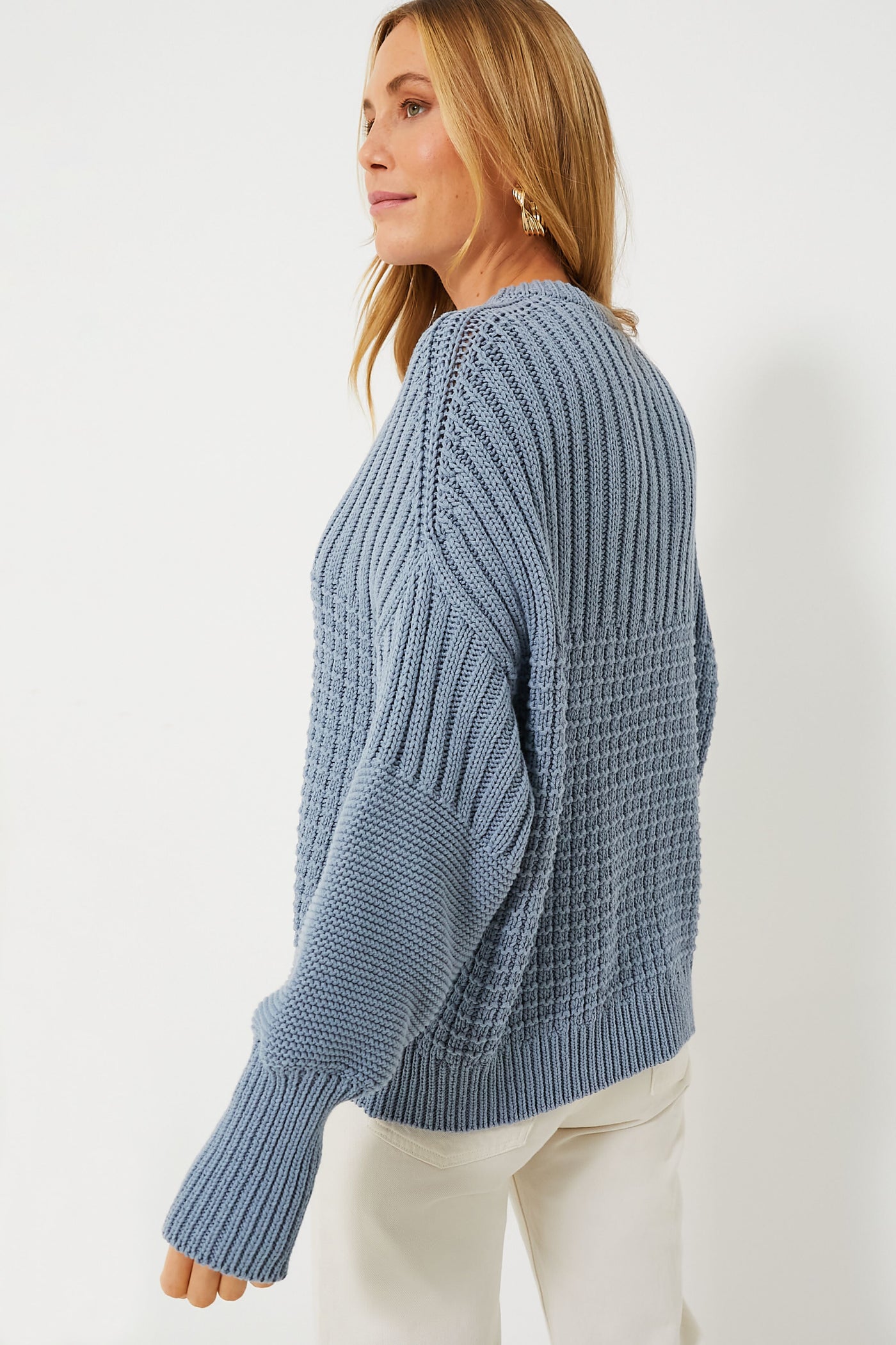 Dusty Blue Delcia Sweater | The Knotty Ones Dusty Blue Delcia Sweater | The Knotty Ones