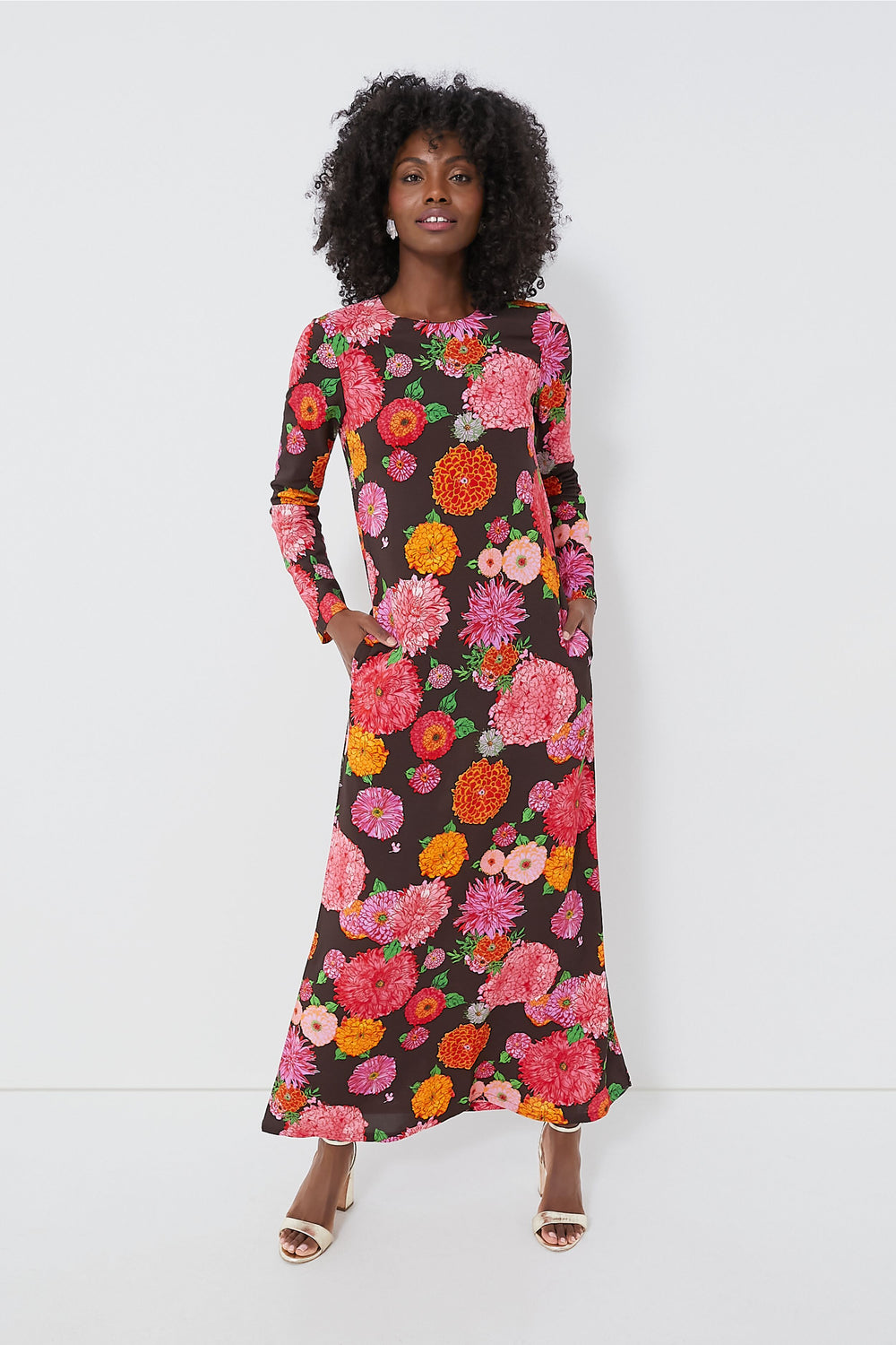 fitted lace wedding dress This Is It Fuchsia Eyelet Swing Dress – Shop the Mint main image 1