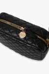 Black Quilted Midi Sac