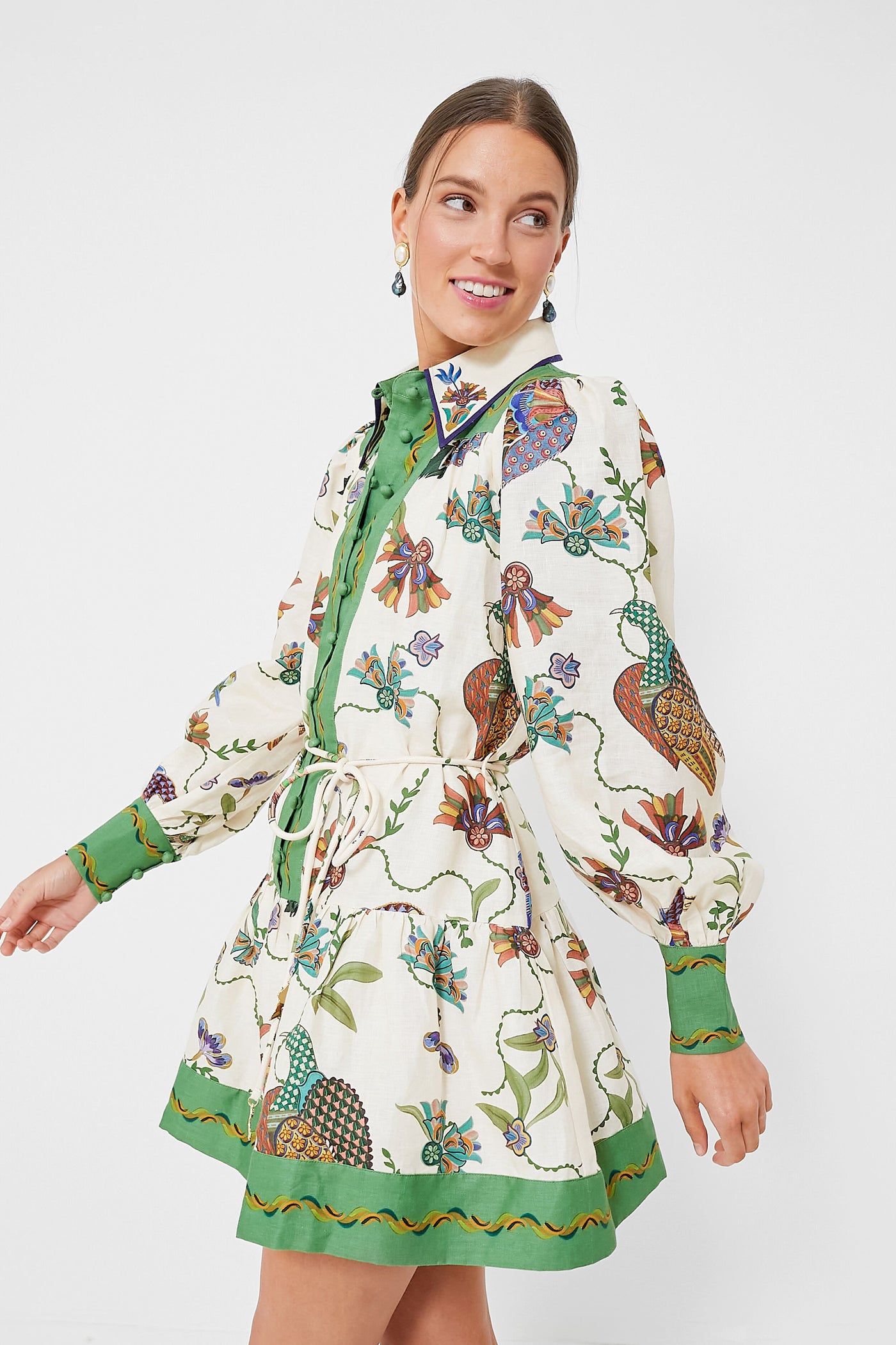 Multi Birdie Mini Dress