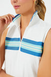 Lisbon Stripe Pique Cadwell Tennis Dress