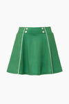 Green Piped 15 Inch Renee Golf Skirt