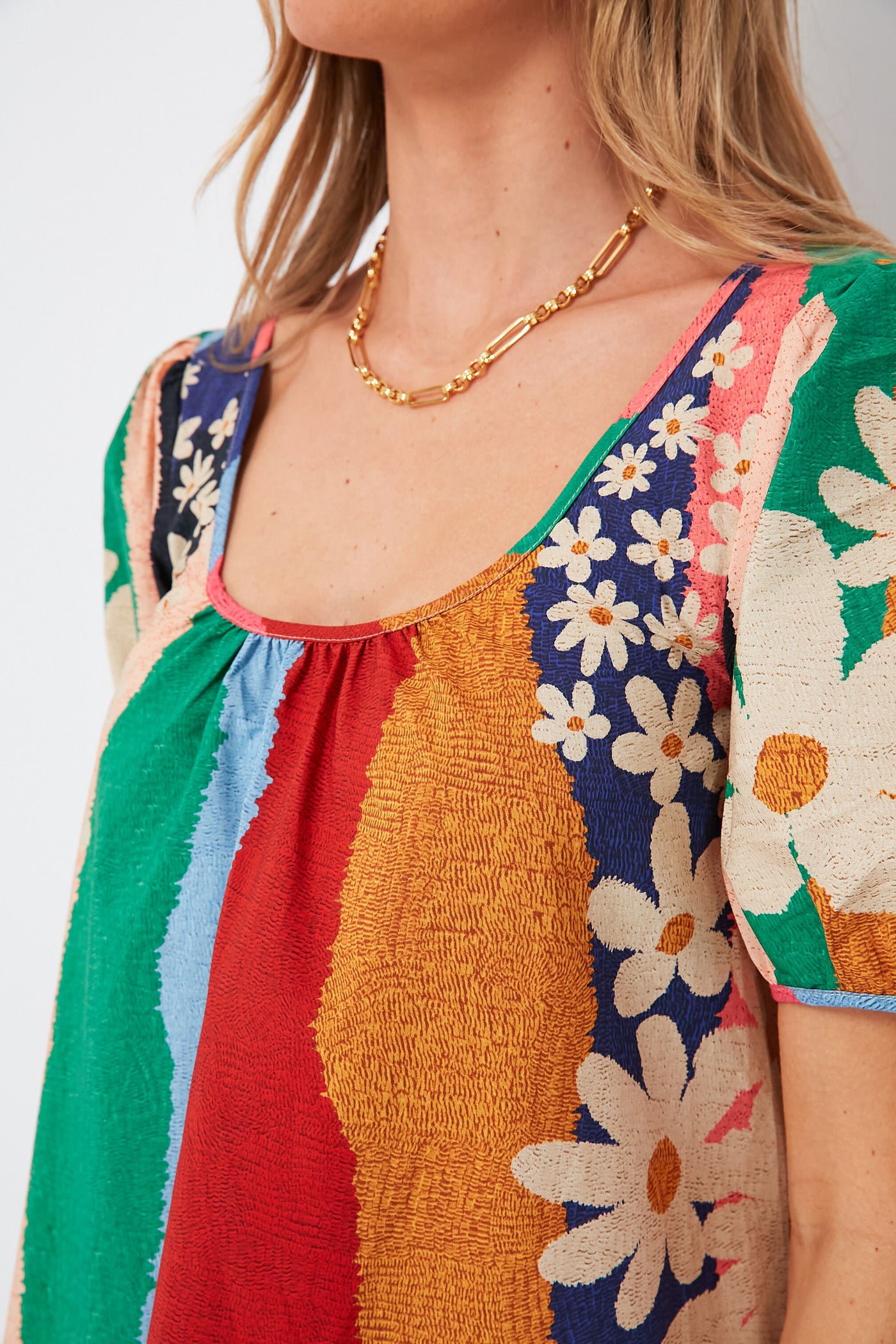 Super Fun Daisy Mini Dress | Farm Rio Super Fun Daisy Mini Dress | Farm Rio