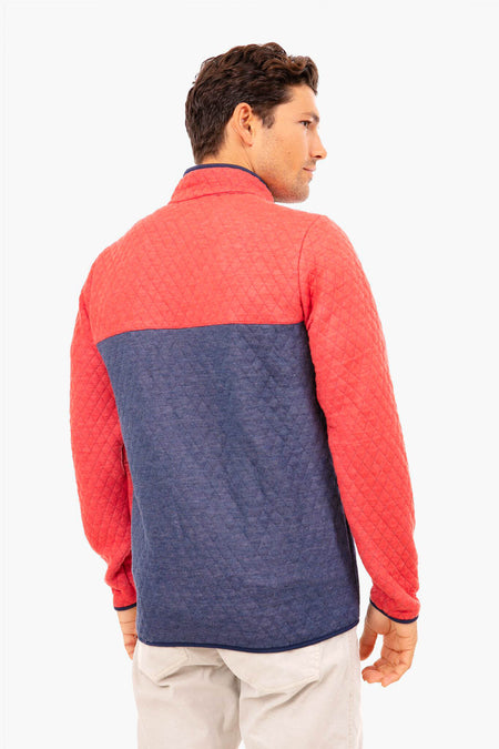 Navy Red Corbet Pullover