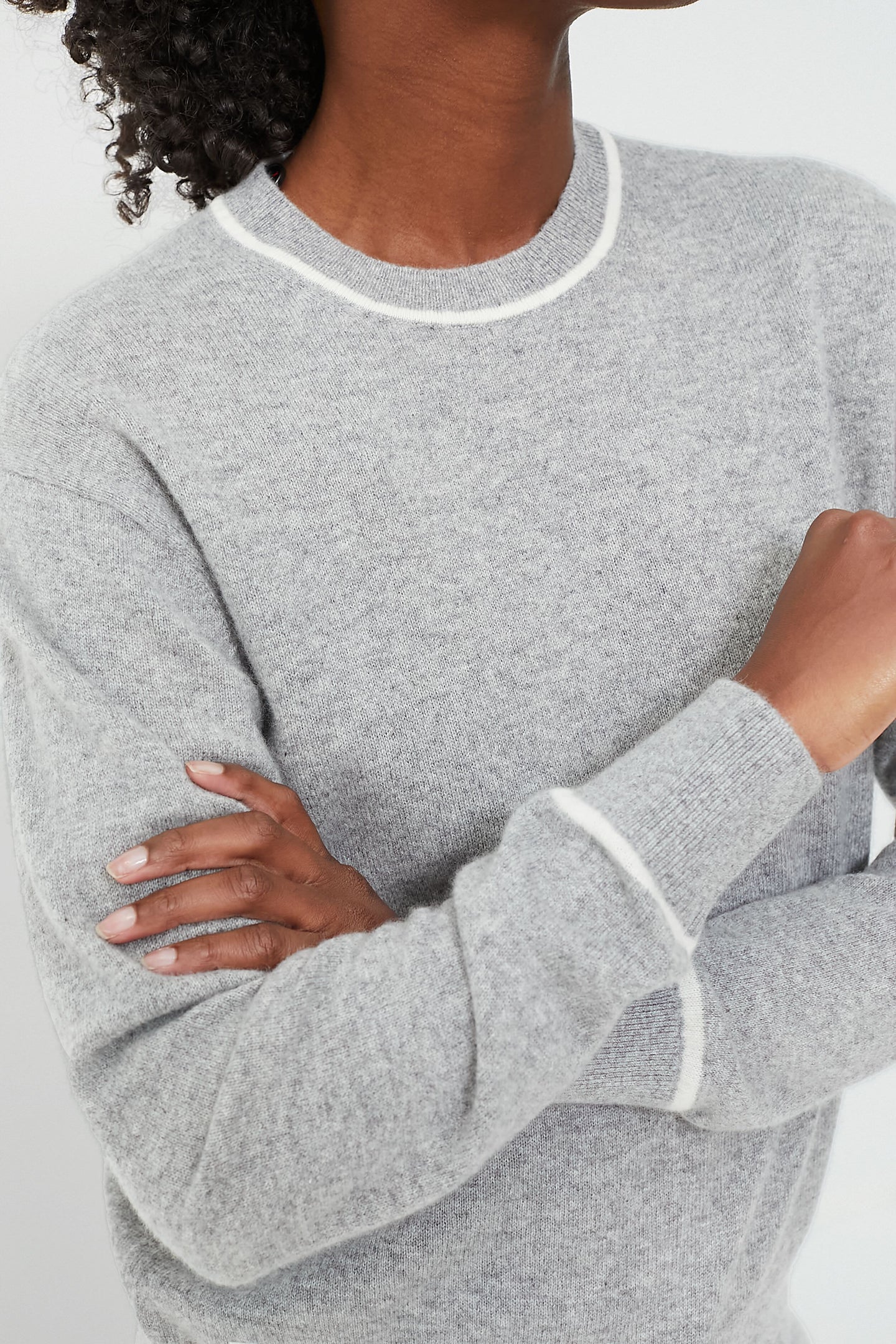 Long Sleeve Washable Cashmere Crewneck Sweater