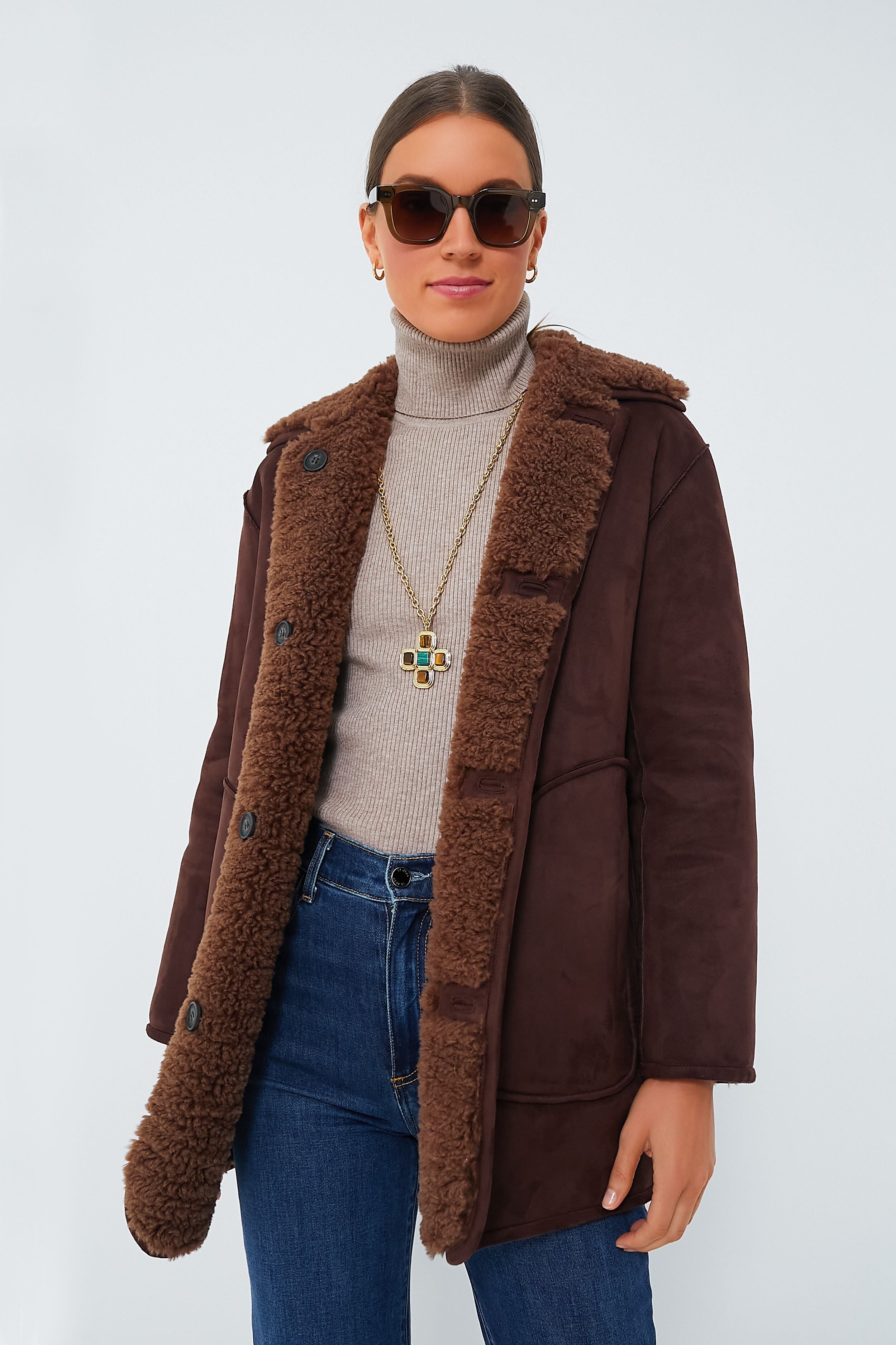 Cacao Vanna Reversible Jacket | Vanessa Bruno