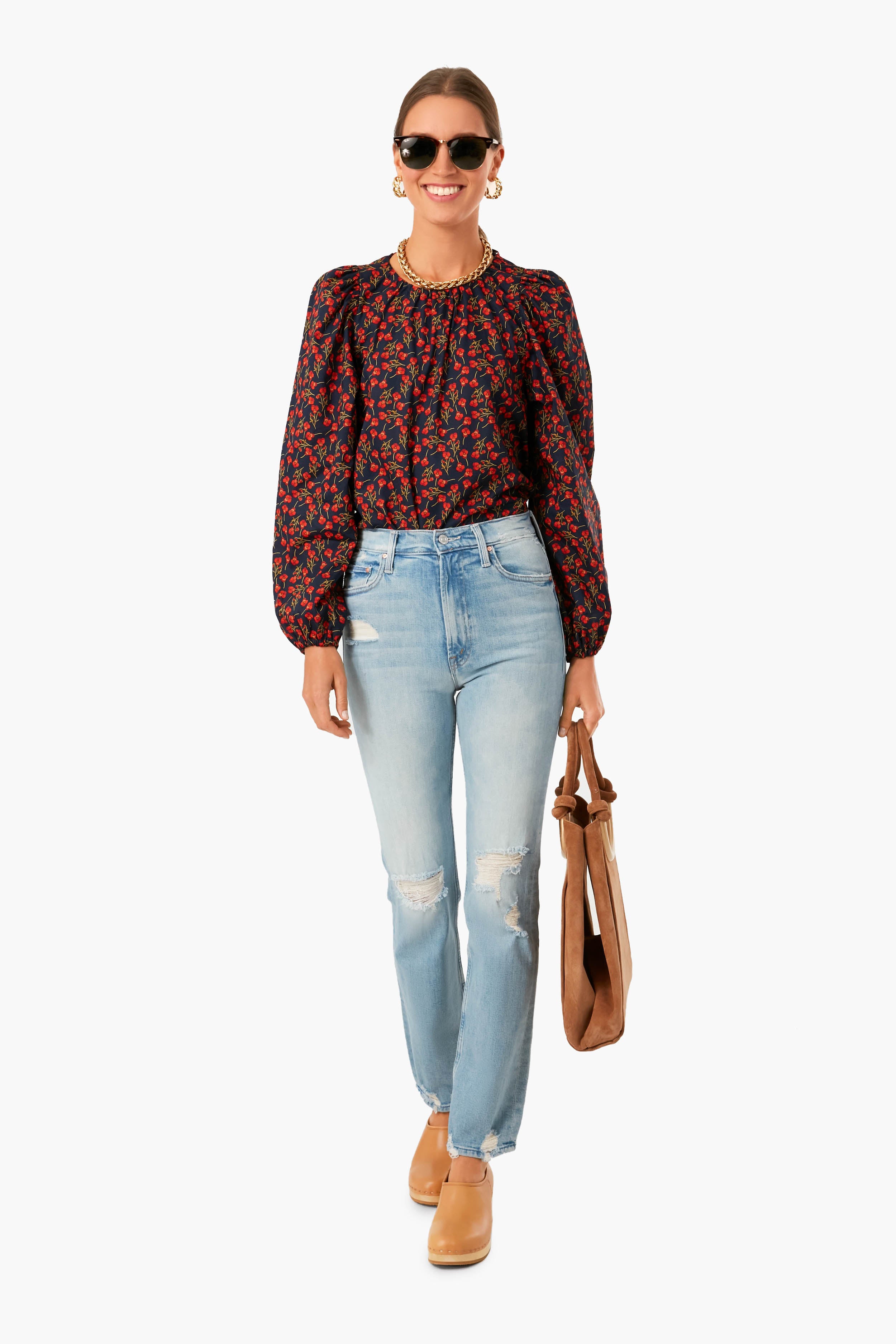 Ros Red Annelia Blouse