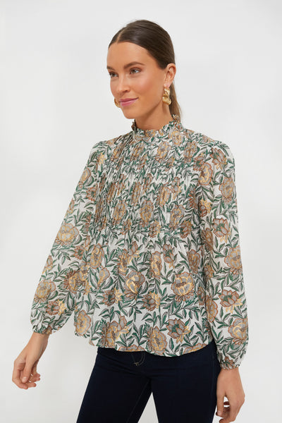 Oliphant Silk top Blouse