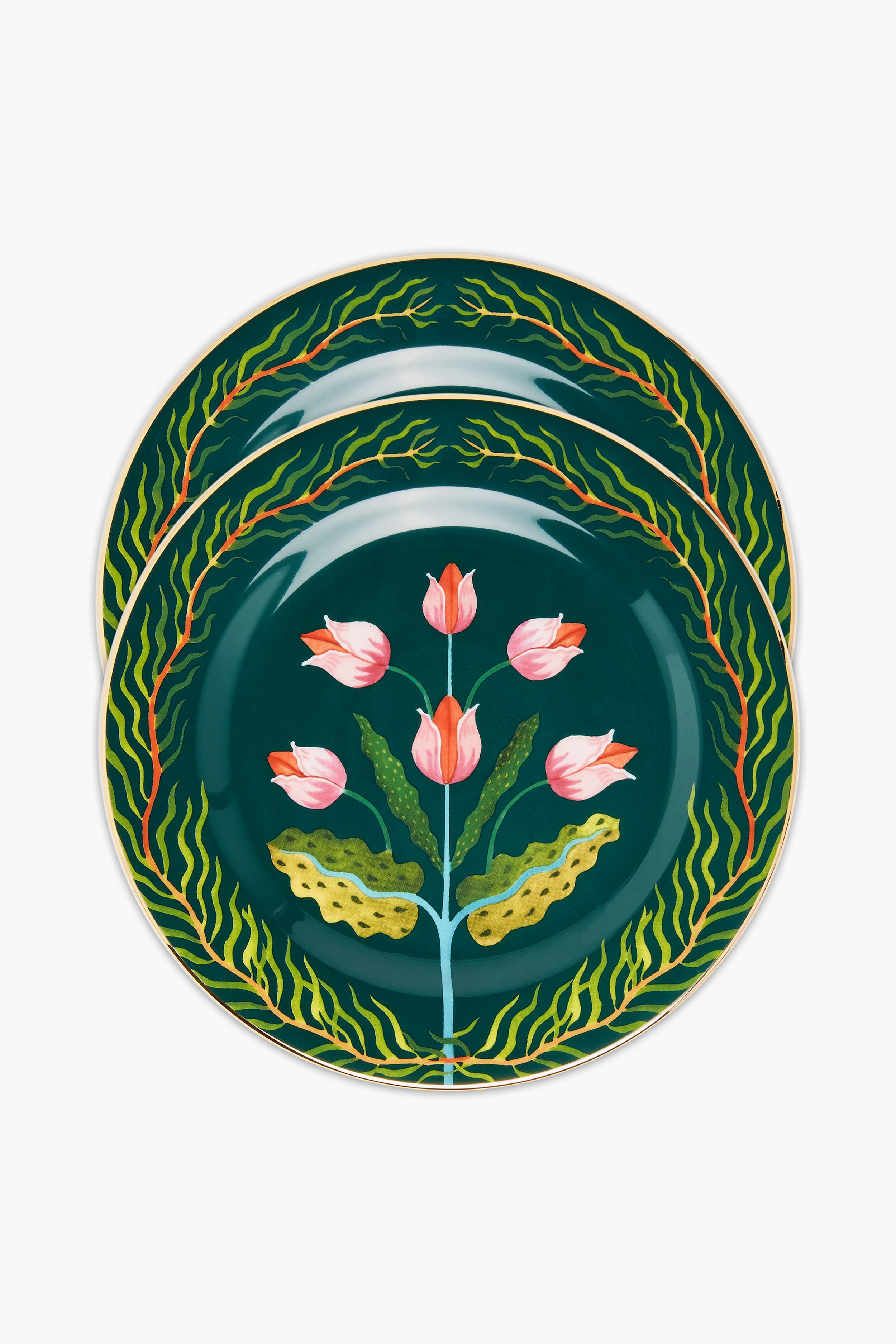 Tulip Dessert Plate Set of 2